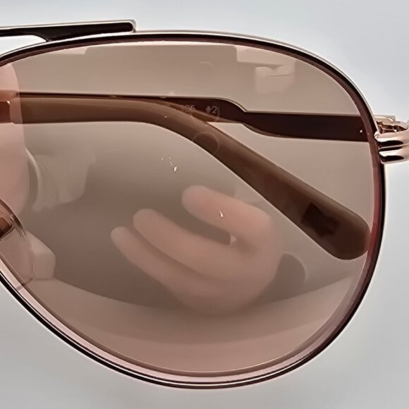 Diane Von Furstenberg Scarlett DVF 135S Rose Frame Rose Lens Sunglasses w/ Case main image 11